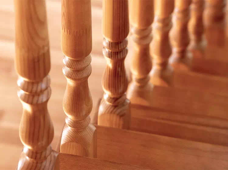 drewniane balustrady